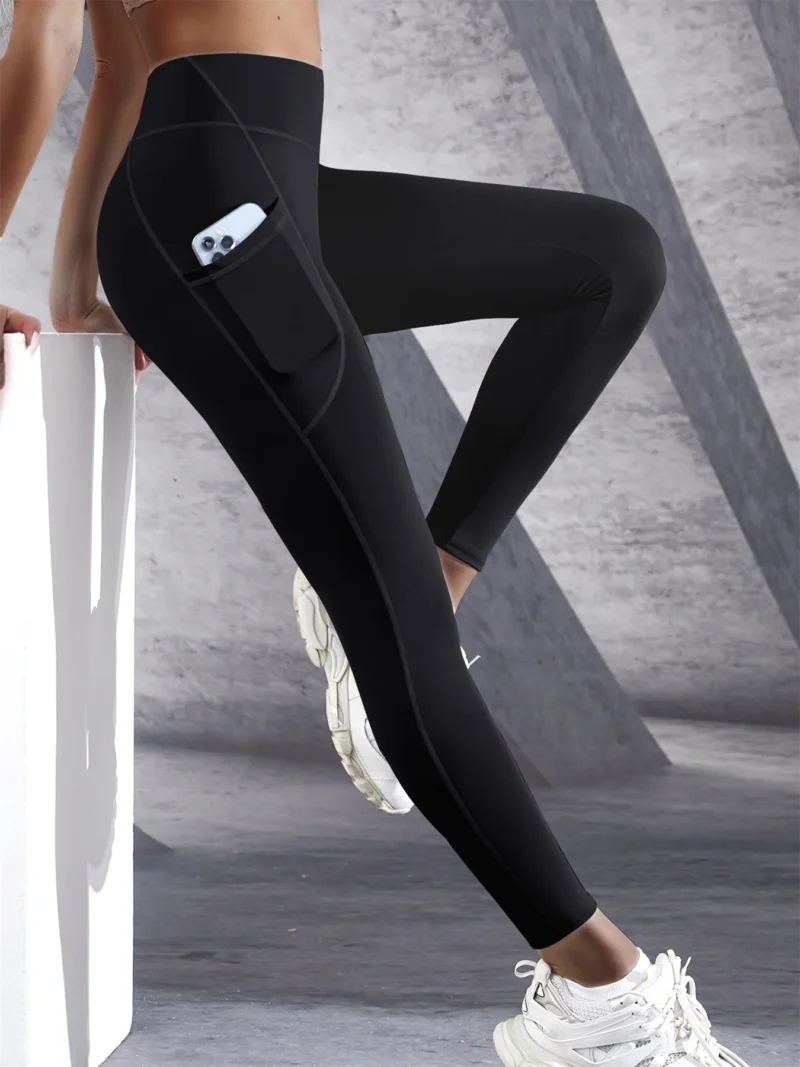 Womens High Waist Fitness Leggings - Image 9
