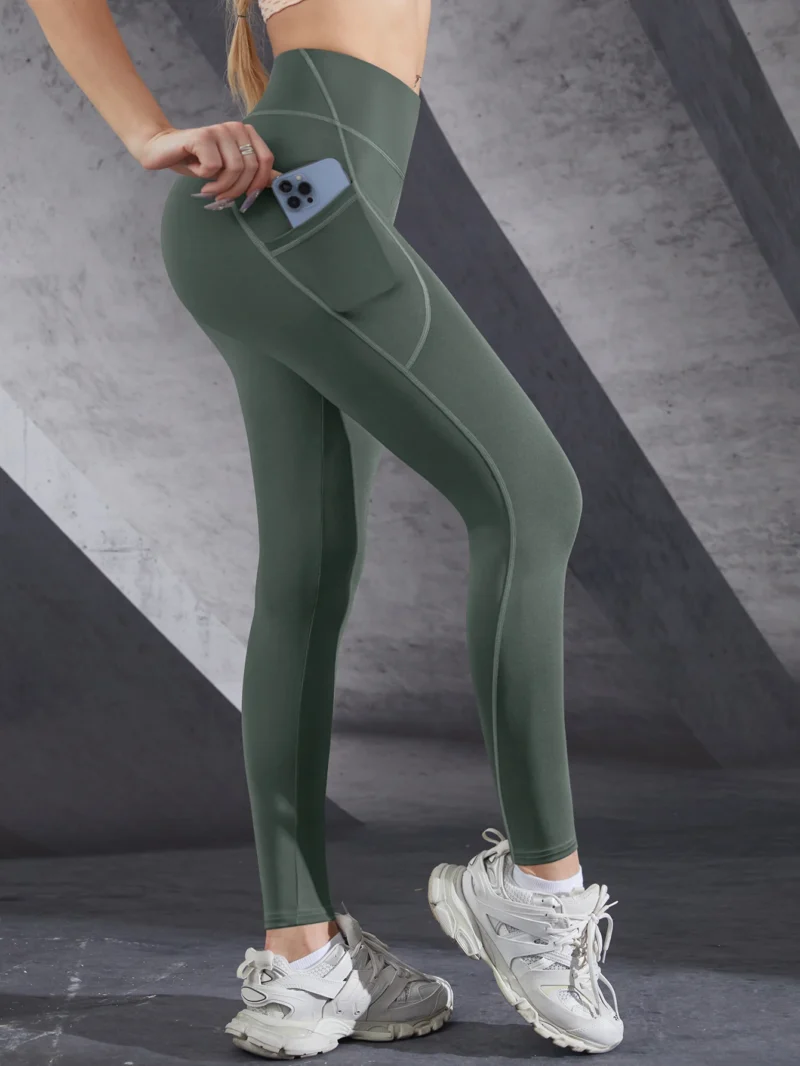 Womens High Waist Fitness Leggings - Image 19